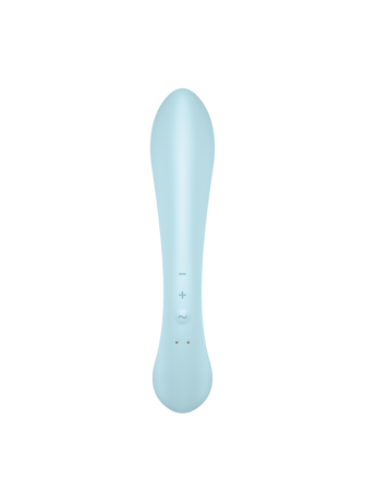 2 en 1 Rabbit point G avec stimulateur de clitoris et Wand Bleu USB Triple Oh Satisfyer - CC597813